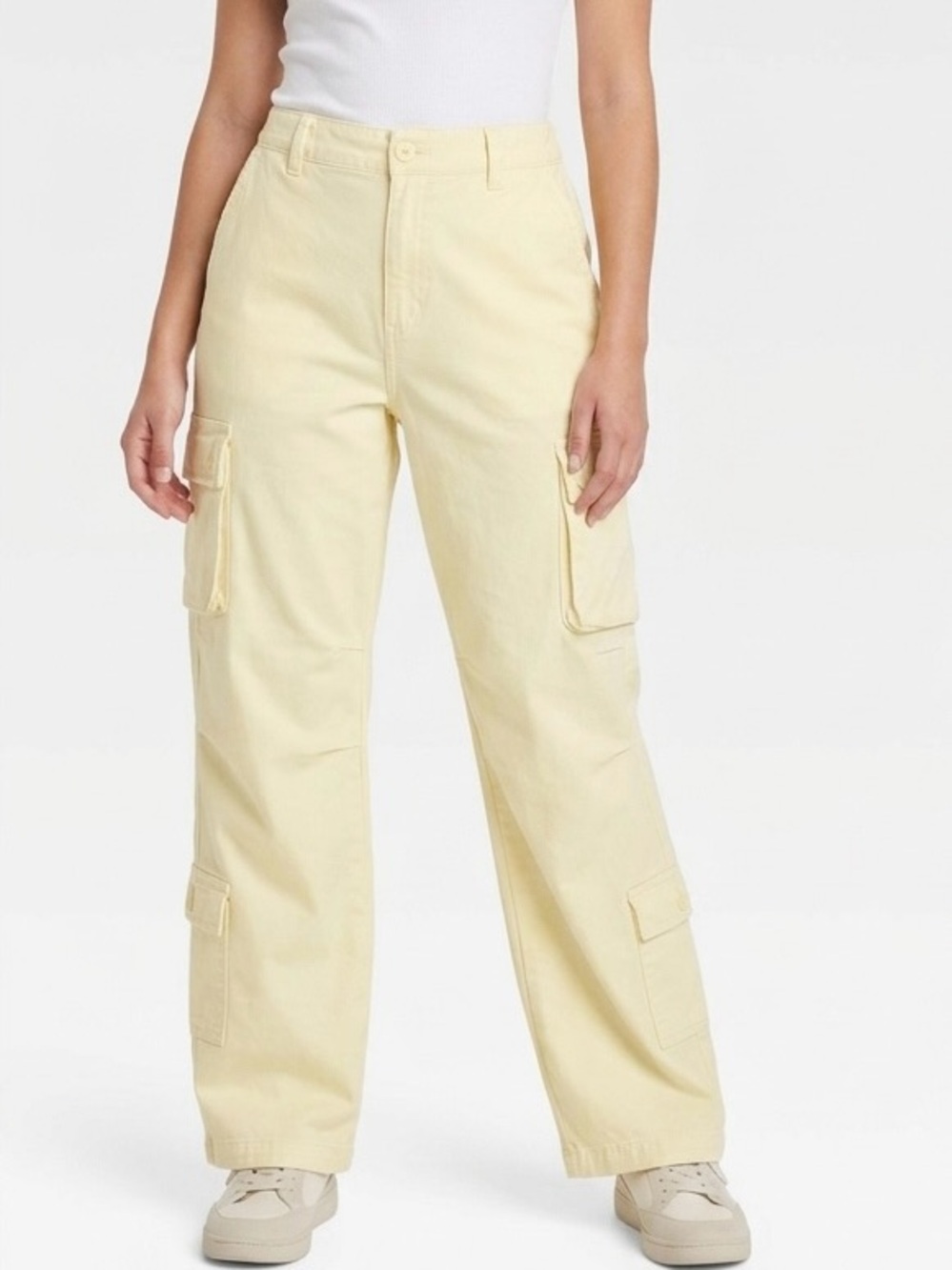 wild fable Soft Yellow Elastic Waist Skirt - Picture 1 of 11